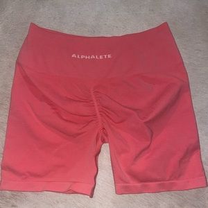 Pink Alphalete shorts